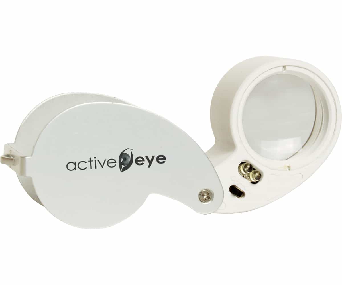 Active Eye Lighted Loupe, 30x