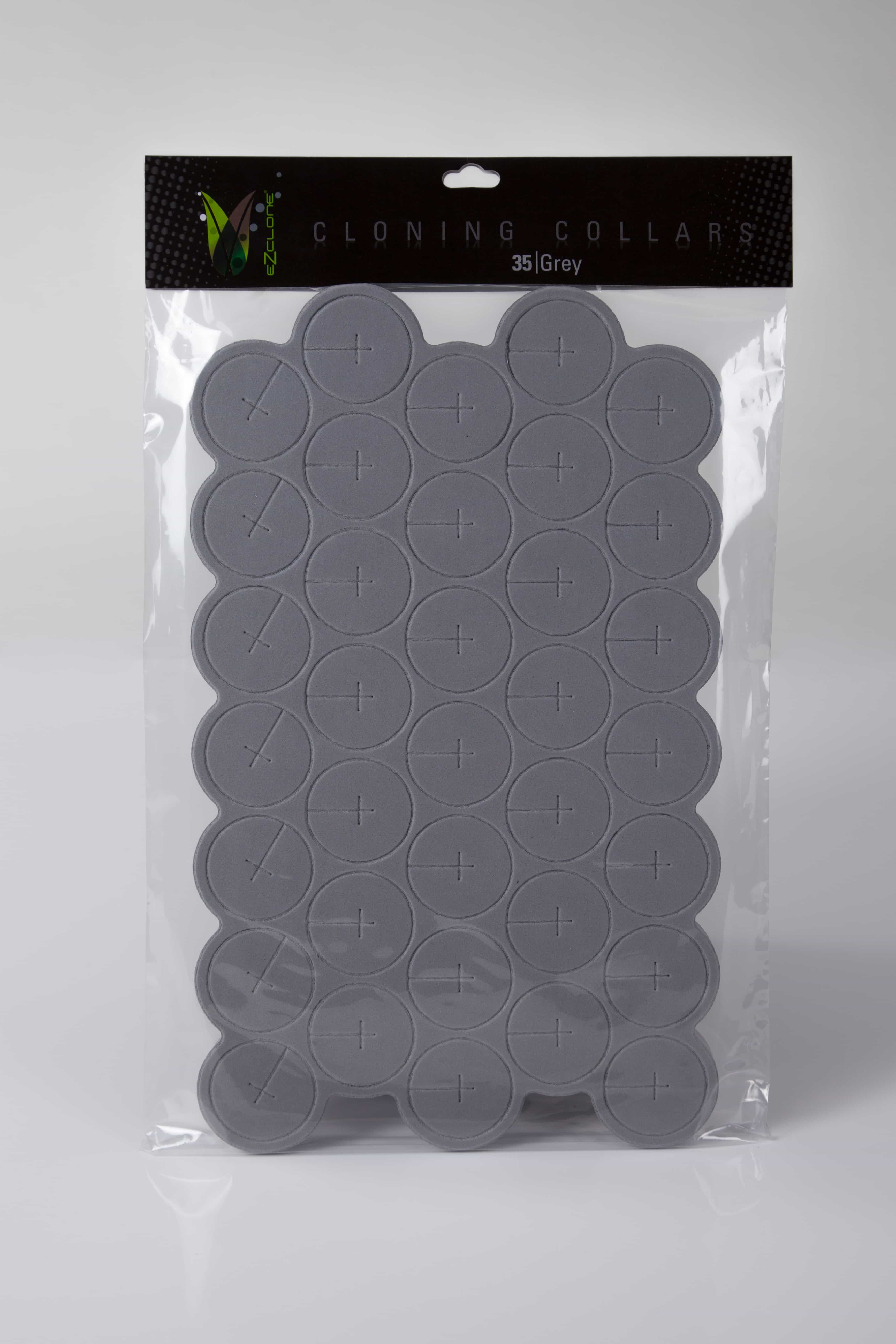 EZ-Clone Soft Cloning Collars, Grey, pack of 35