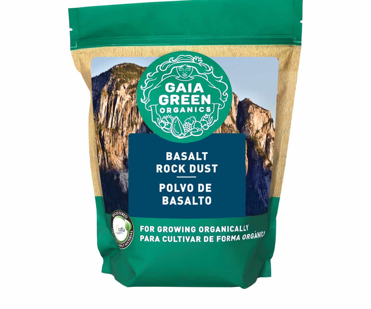 Gaia Green - Basalt Rock Dust 2kg U.S. (NA02) Pouch *