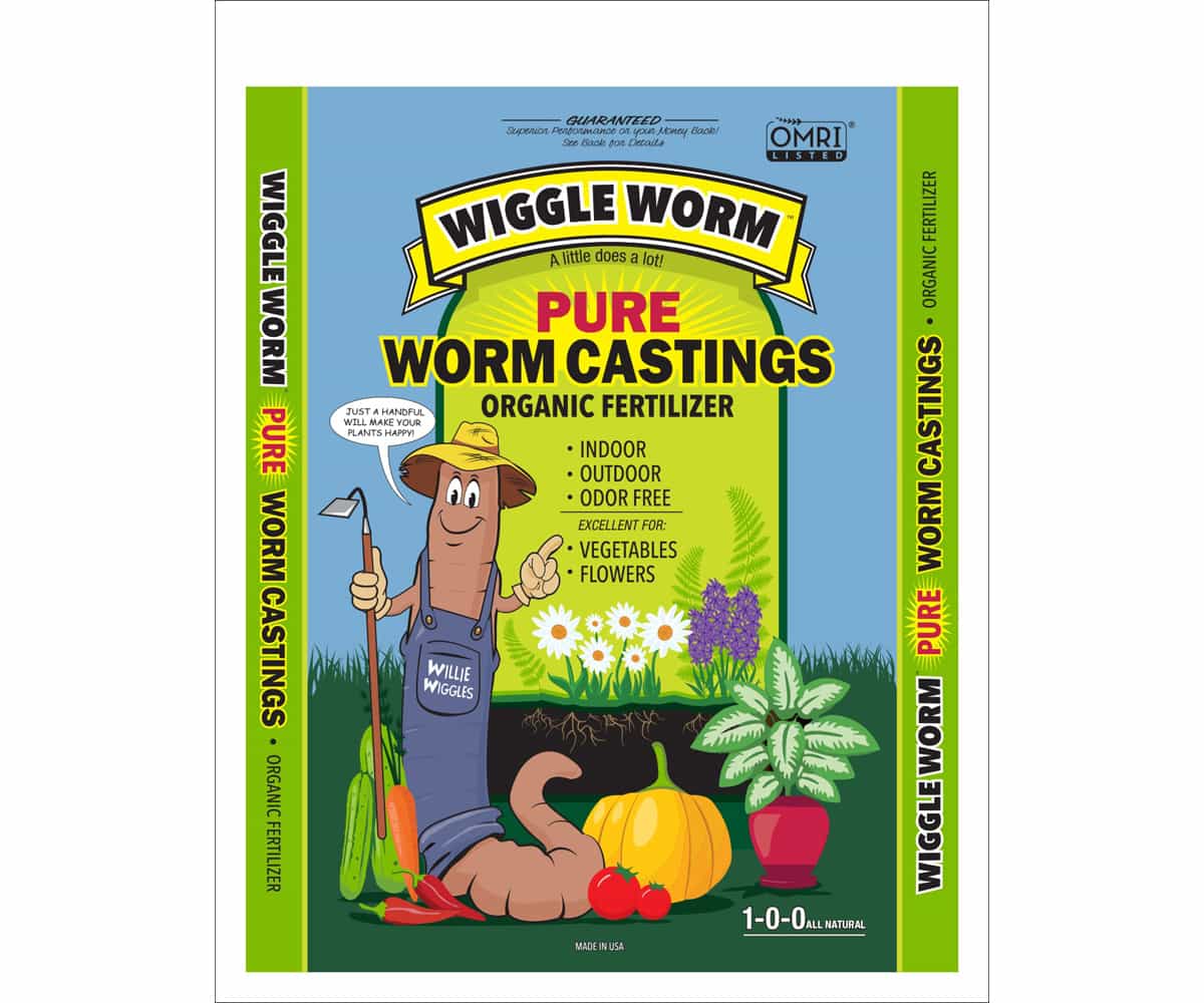 Unco Industries Wiggle Worm Earthworm Castings, 30 lbs