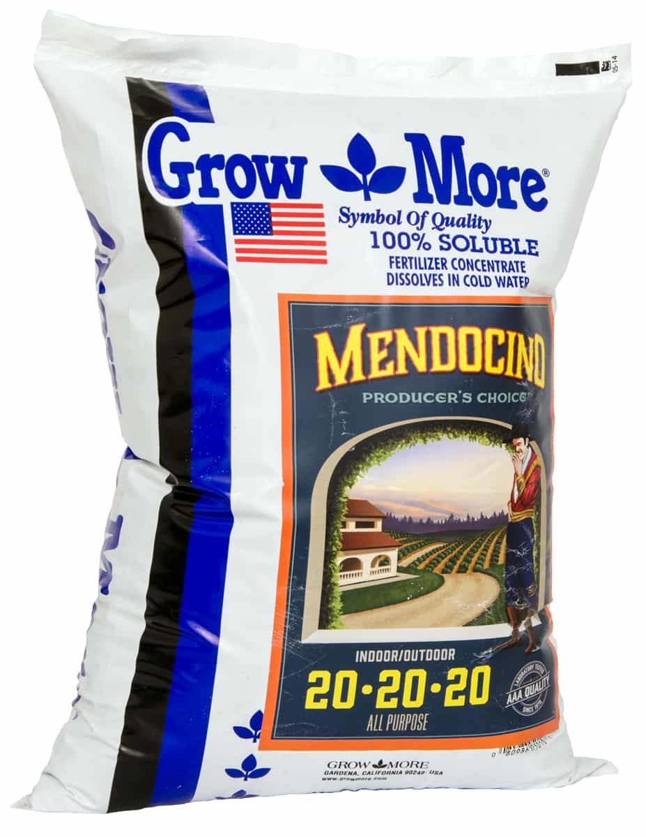 Grow More Mendo Soluble 20-20-20, 25 lbs