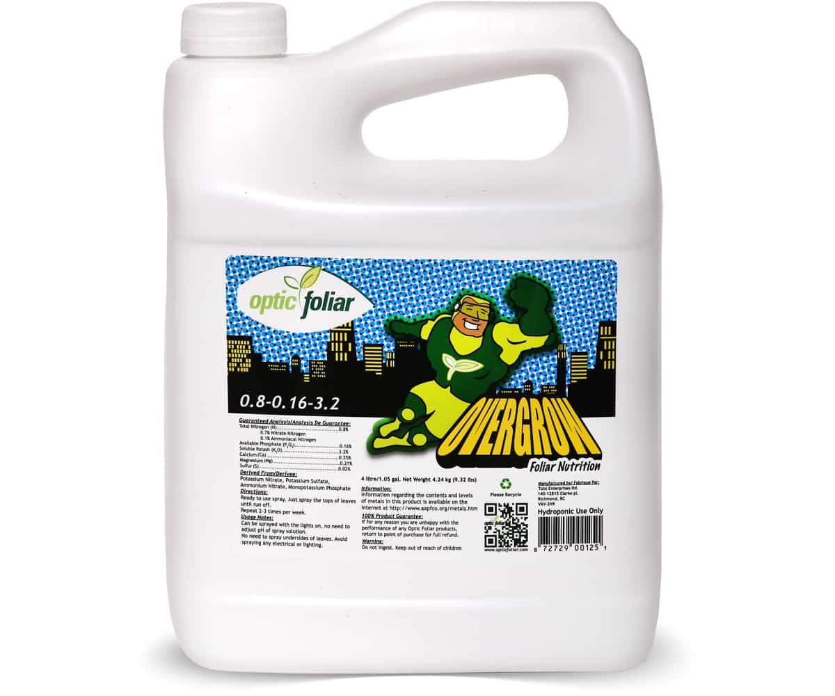 Optic Foliar OVERGROW, 4 L RTU