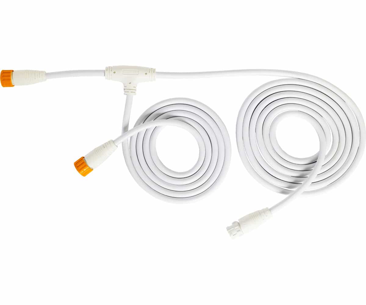 PHOTOBIO PHOTO LOC 0-10V Control Cable, 8' Trunk + 5' Branch (White)