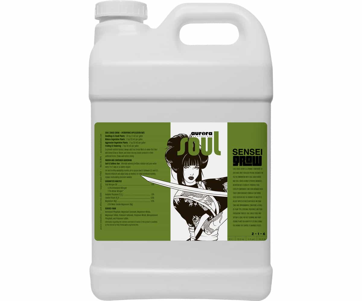 Soul Sensei Grow, 2.5 Gallon *