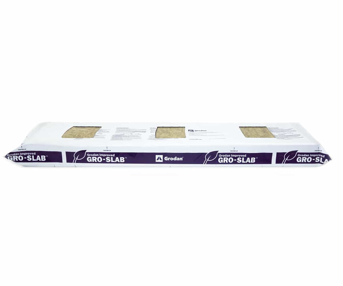 Grodan Improved Gro-Slab 36x8x3 w/ 3-4x4 pre-cut holes *