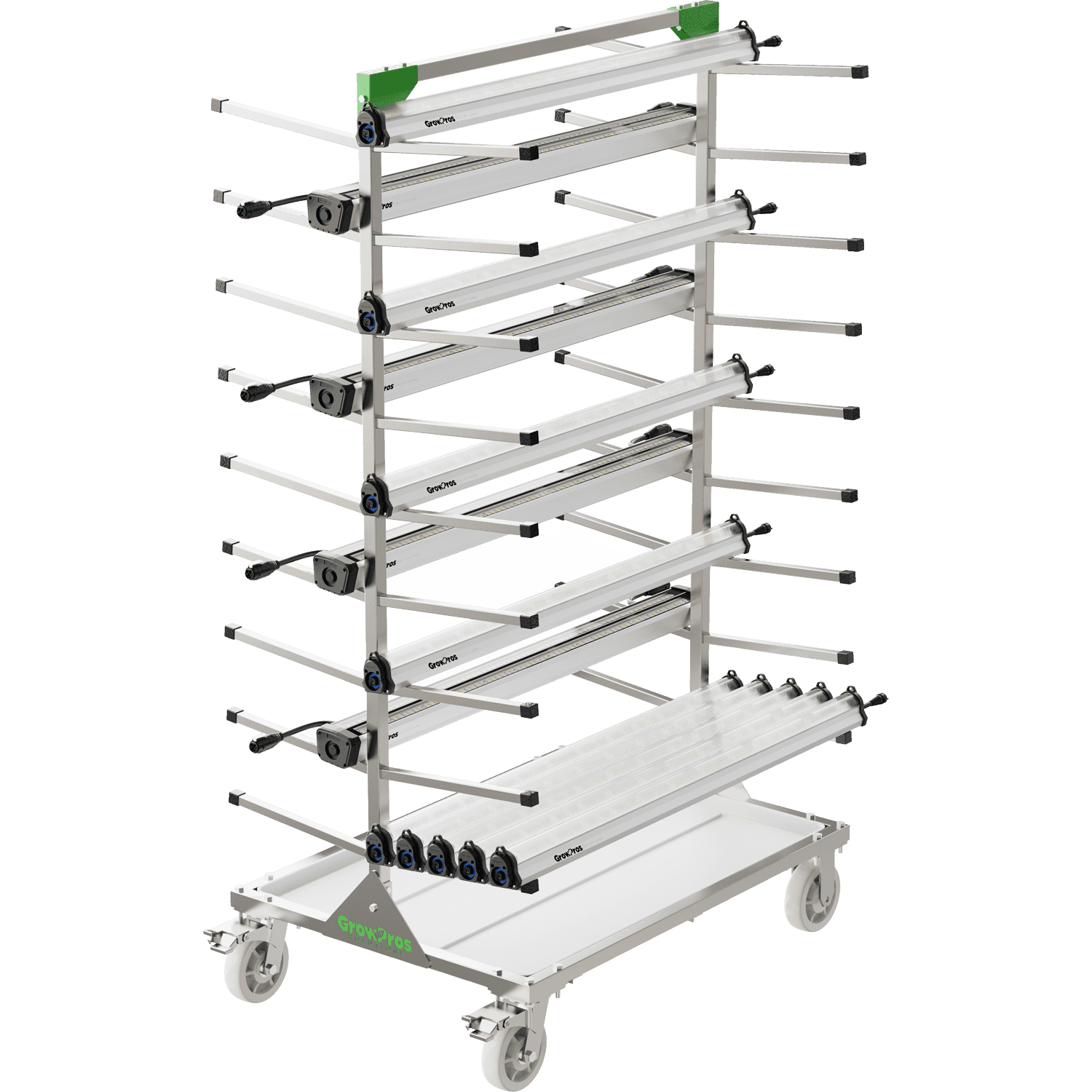 Under Canopy Lights Storage Rack