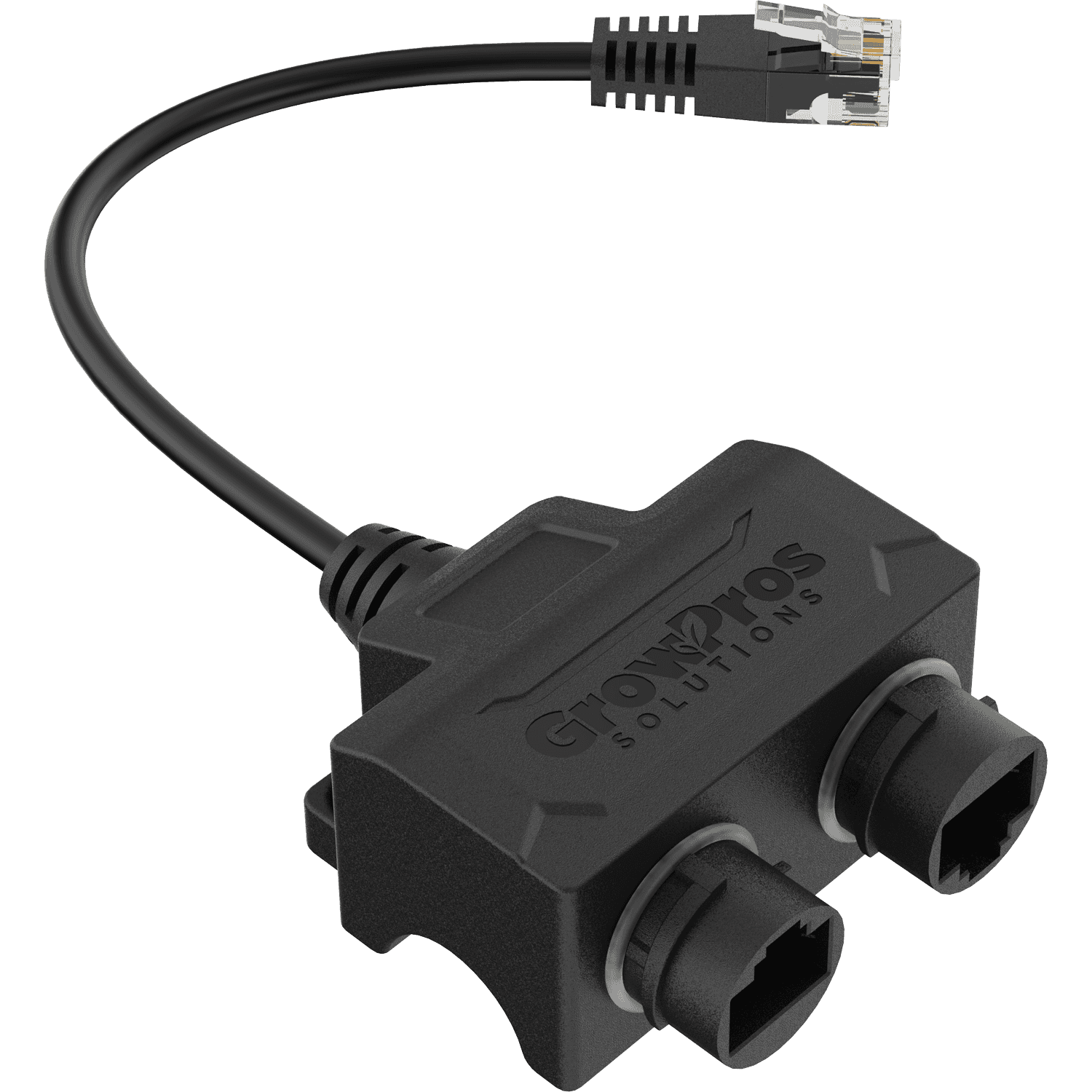 RJ12 to Dual RJ45 Push-Lock Signal Duplicator