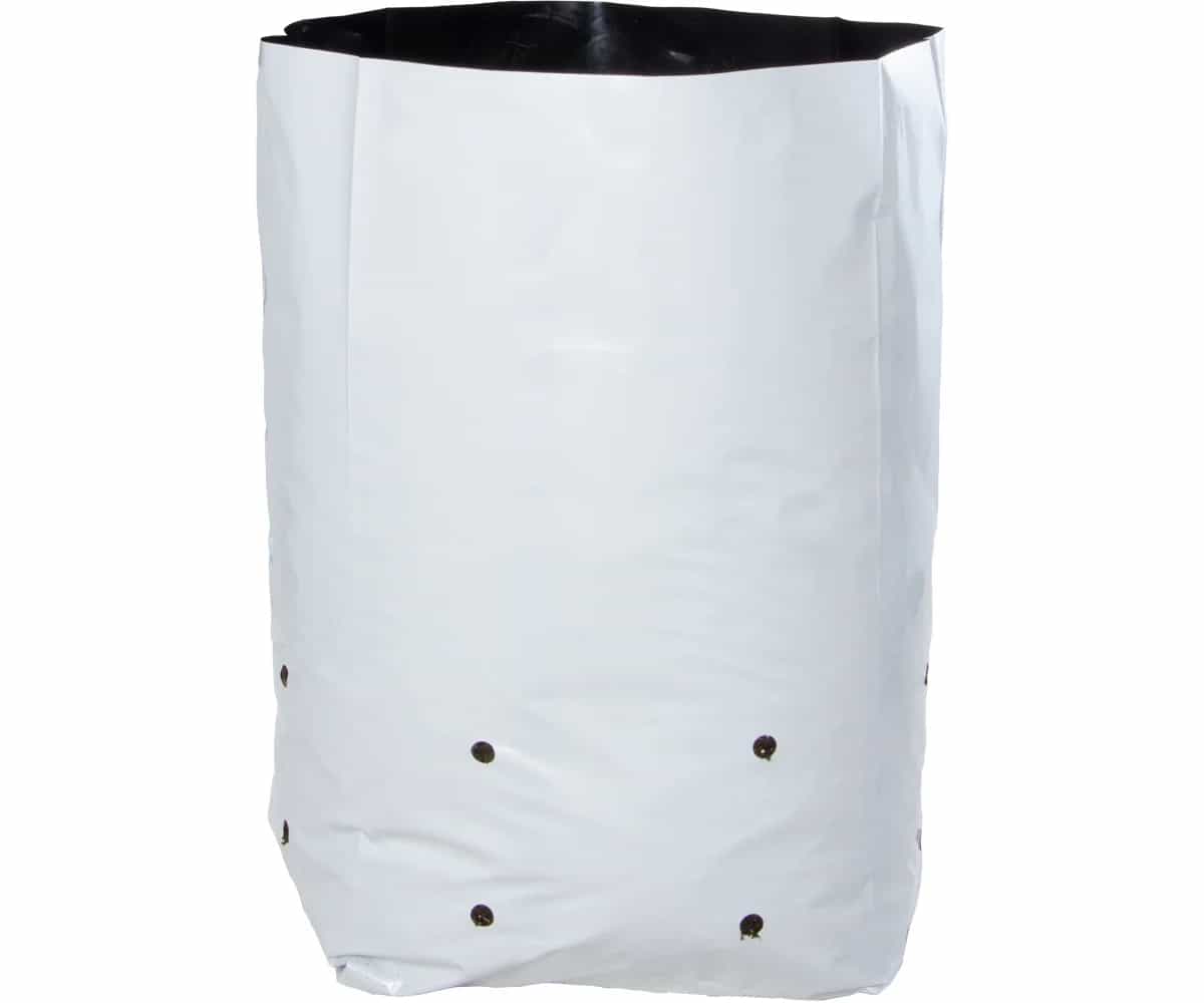 Hydrofarm Black & White Grow Bag, 5 gal (Pack of 25)