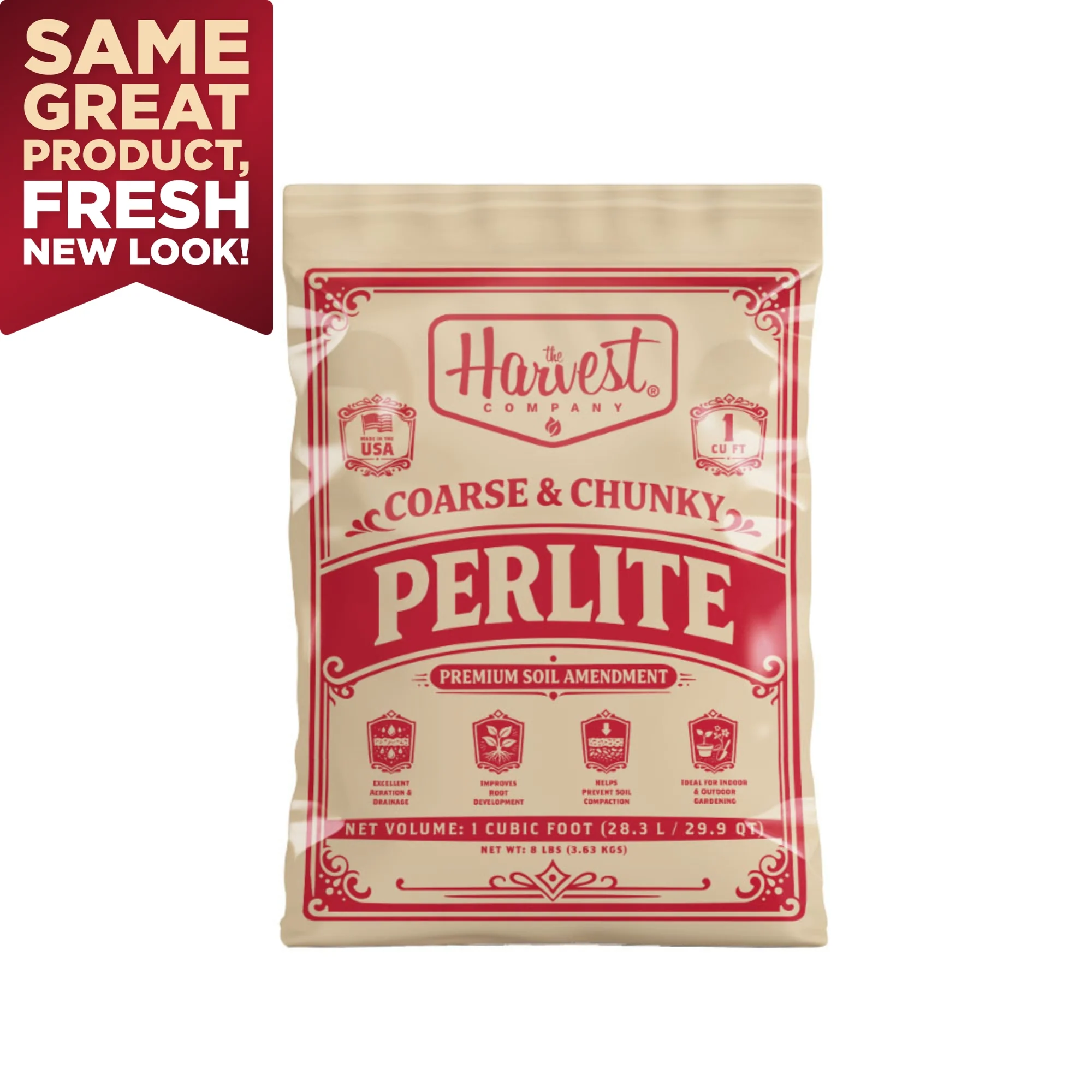 Viagrow 1 cu. ft. (28.31L) Perlite Coarse and Chunky Grade White Soil Amendment SKU CODE UPC REGULAR — product photo