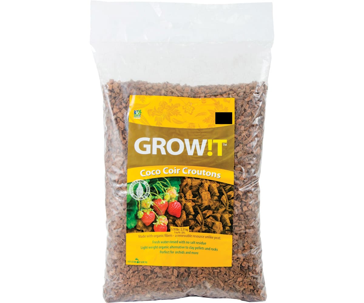 GROW!T Coco Croutons, 28 L bag — product photo