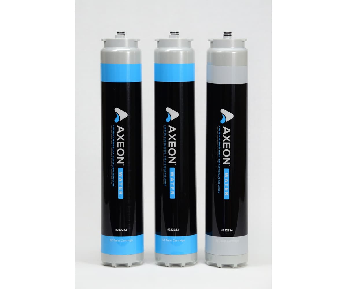 AXEON HYDRO FILTER CARTRIDGE, 3-PACK, TWIST-LOCK, 5 MIC * — product photo