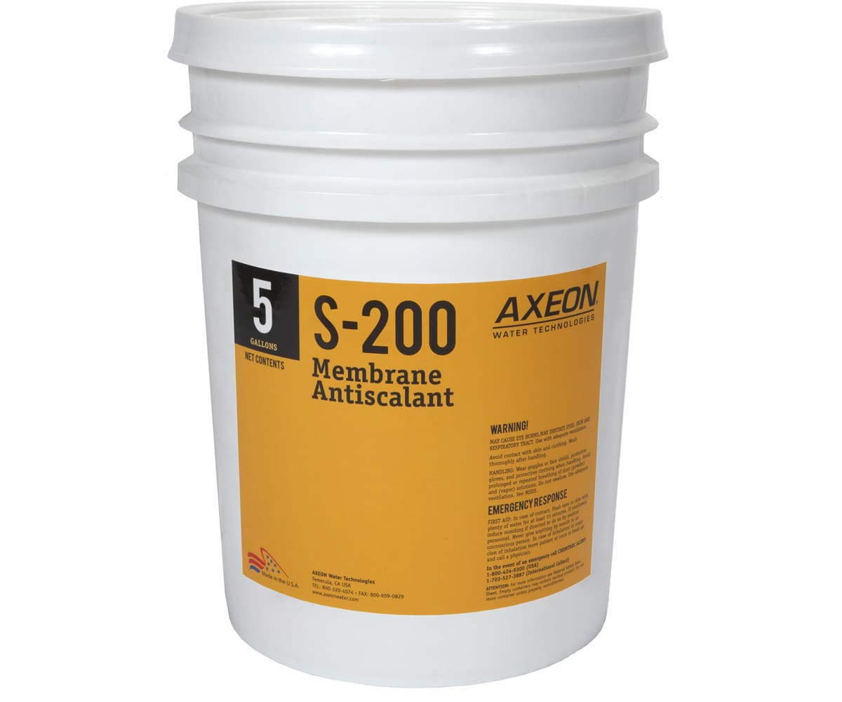 AXEON S–200 Membrane Antiscalant 5 GAL * — product photo