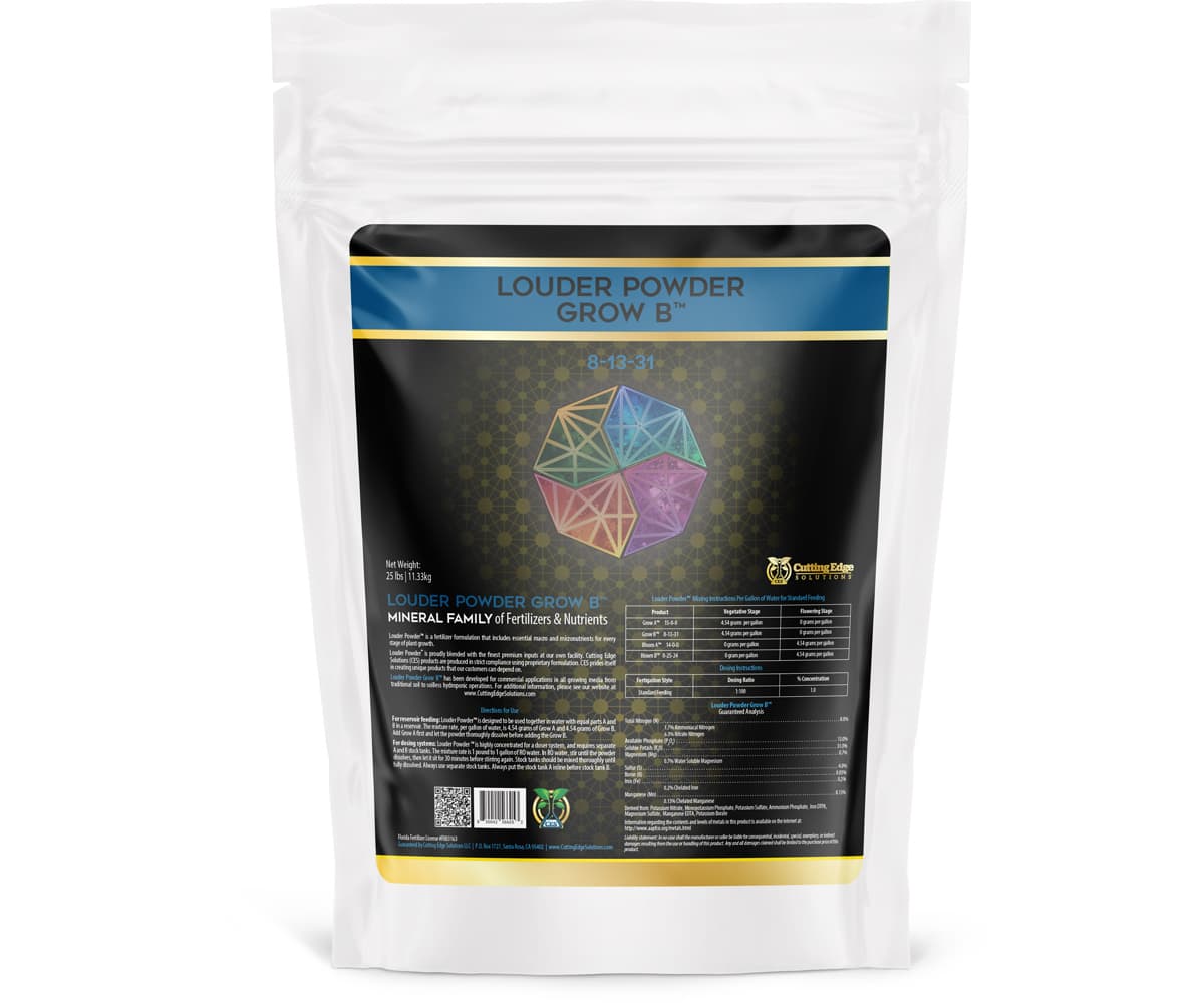 Louder Powder Grow B (8-13-31) 25lb Bag * — product photo