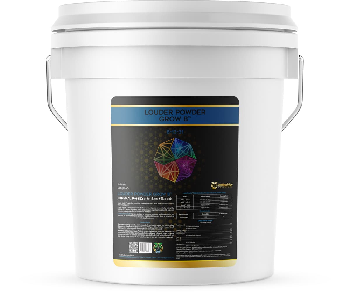 Louder Powder Grow B (8-13-31) 50lb Bucket * — product photo