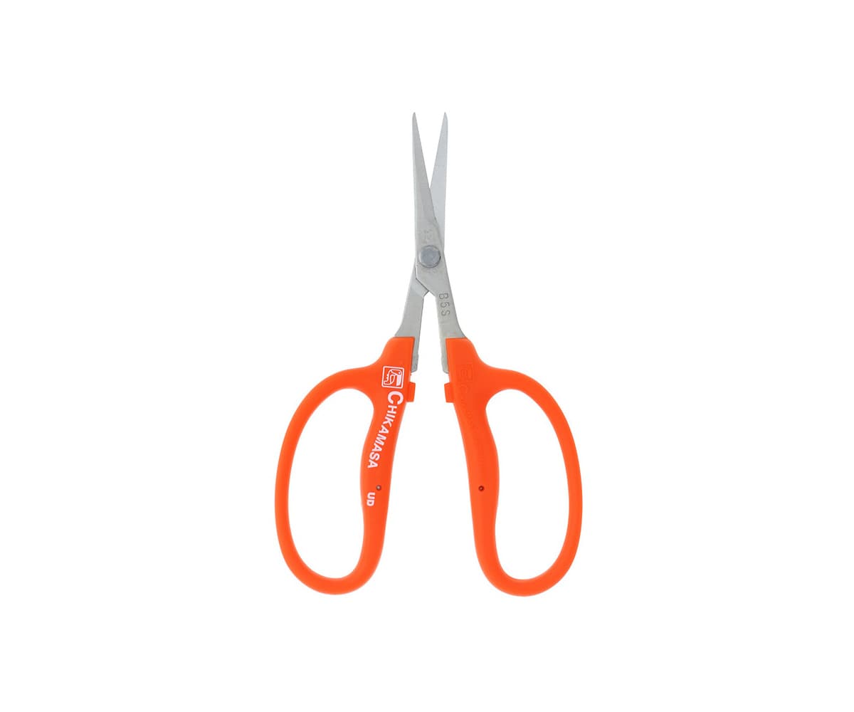 Chikamasa B500SRF Scissors, Curved Blade, Fluorine/SS/EL — product photo