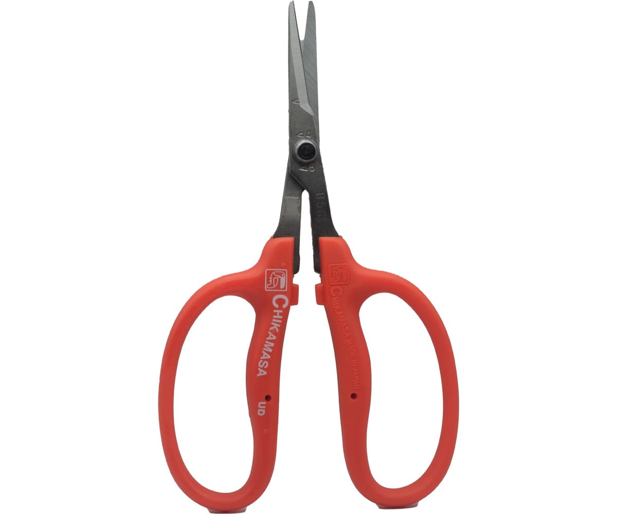 Chikamasa B500S Scissors, Straight Blade, SS/EL — product photo