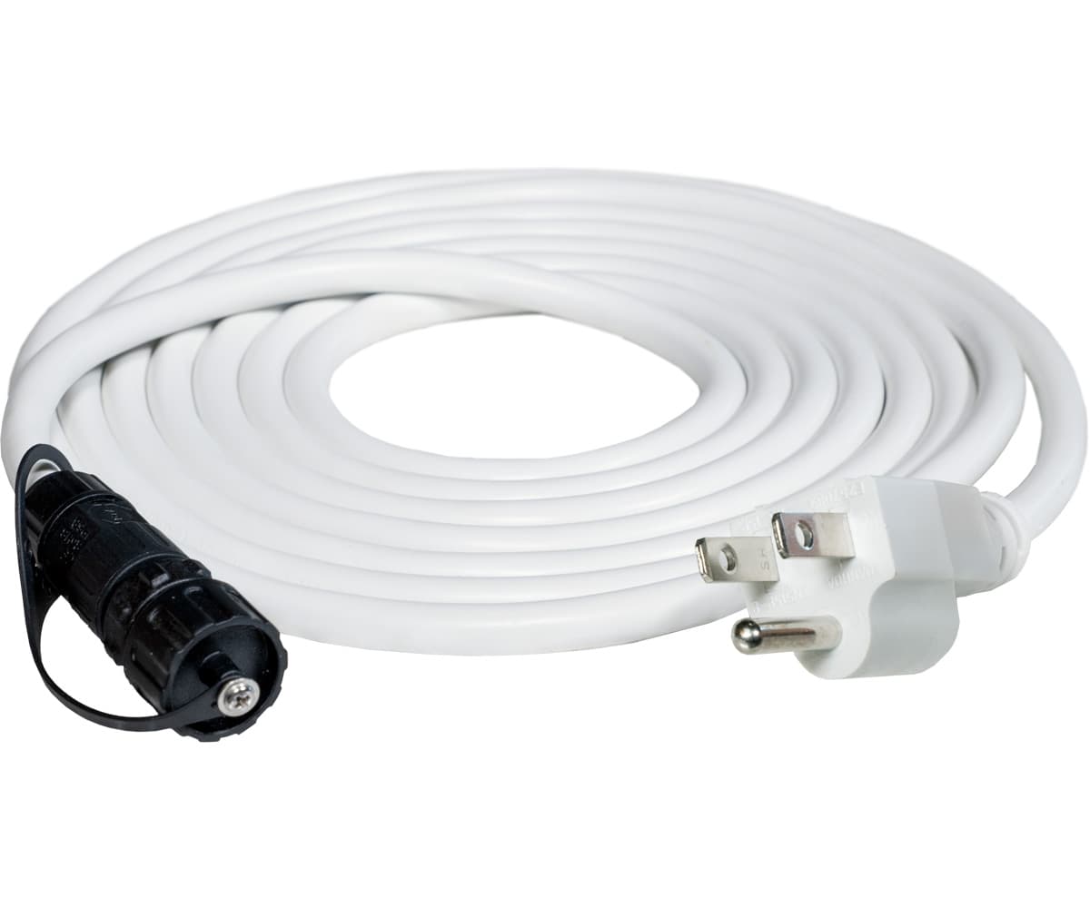 PHOTOBIO VP White Cable Harness, 18AWG, 110-120V, 5-15P, 10' — product photo
