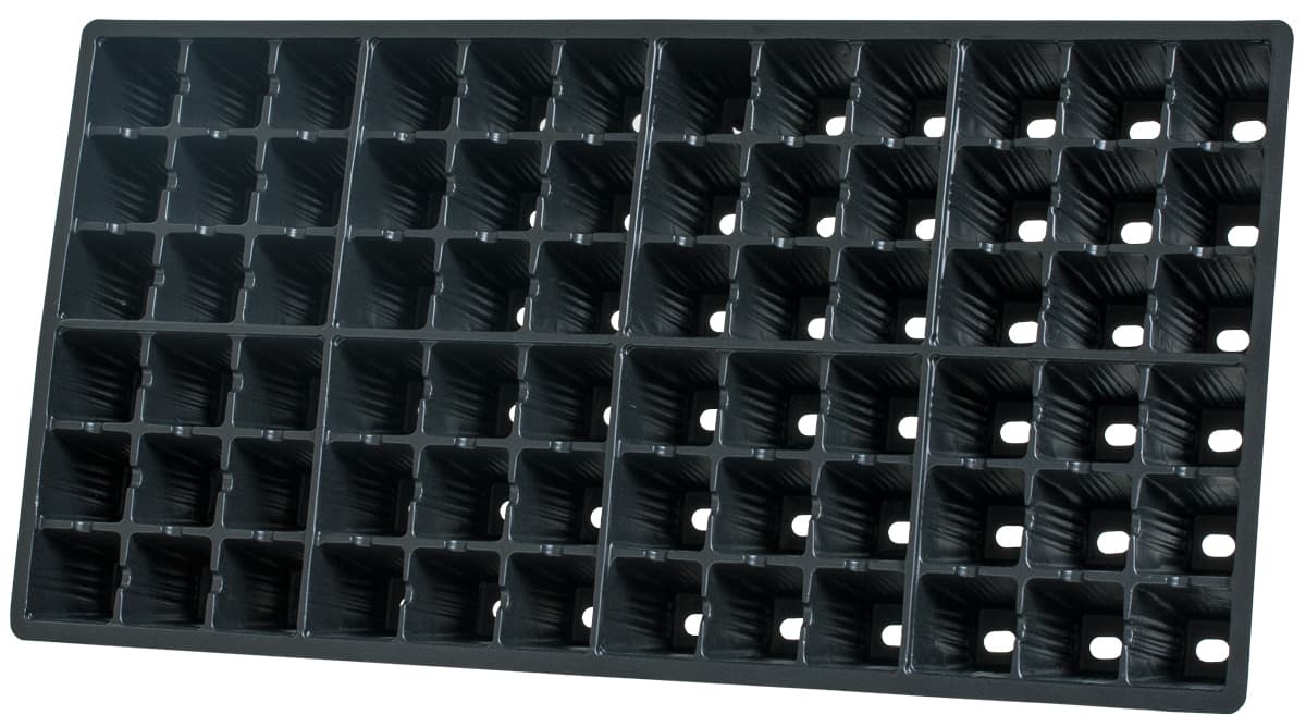 72-Cell Square Plug Flat Insert — product photo