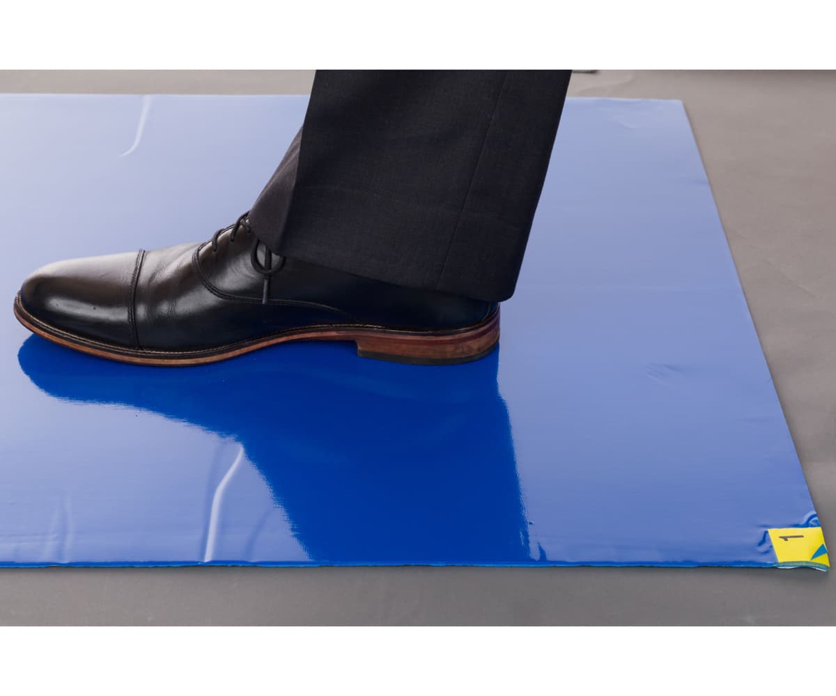 Enviromat® Blue Sticky Mat 24"x36", 8-Pack of 30-sheet pads * — product photo