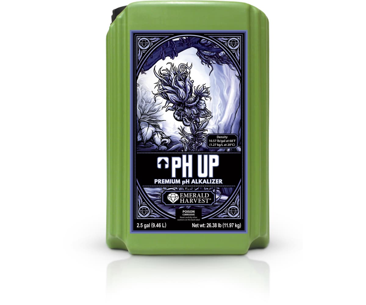 Emerald Harvest pH Up, 2.5 gal, case of 2 — product photo