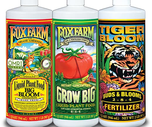 FoxFarm Soil Formula Nutrients Trio, 3 qts — product photo