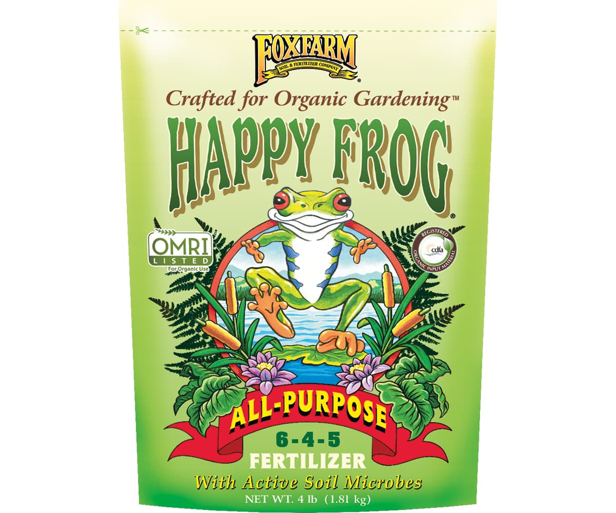 FoxFarm Happy Frog® All-Purpose Fertilizer, 4 lb bag — product photo