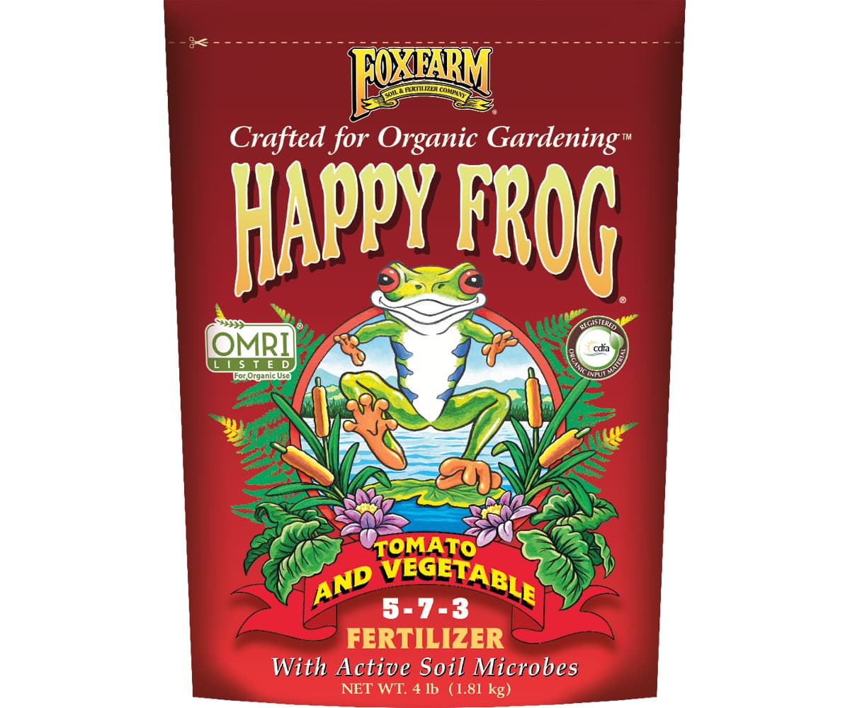 FoxFarm Happy Frog® Tomato & Vegetable Fertilizer, 4 lb bag — product photo