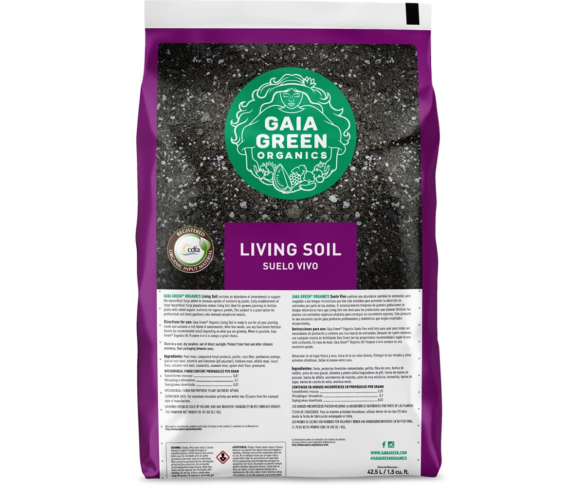 Gaia Green Organics Living Soil 1.5cf bag * — product photo