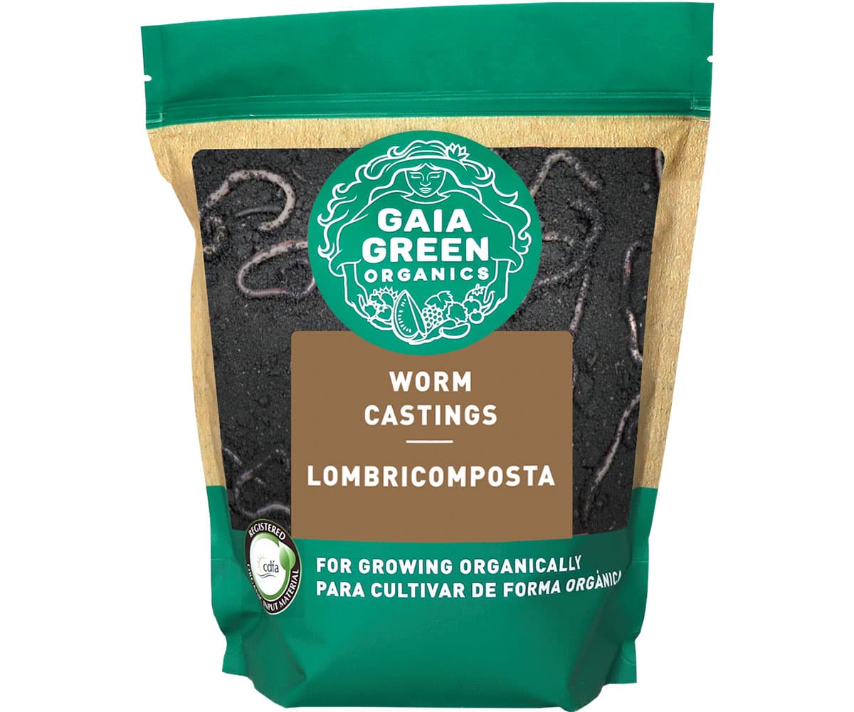 Gaia Green - Worm Castings 2L U.S. (NA02) Pouch * — product photo