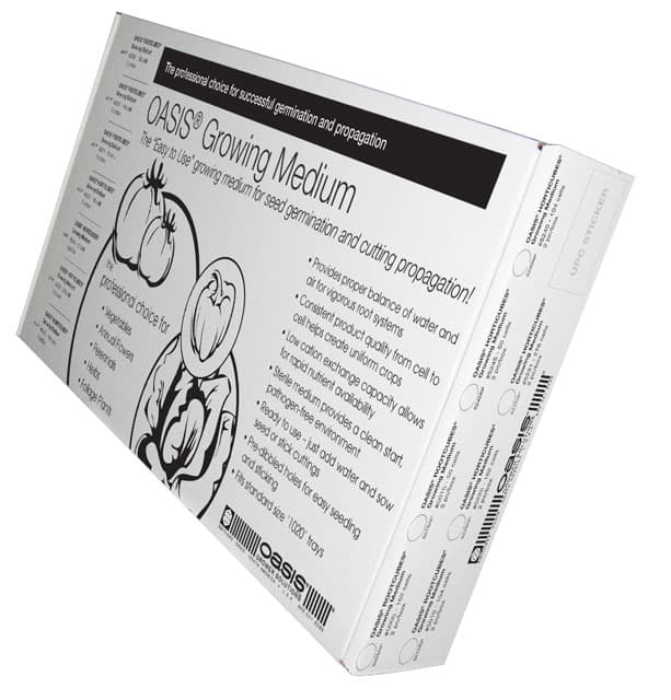 Oasis Hobby Hydro Rootcubes, 1.25", case of 20 104-Cell Sheets — product photo