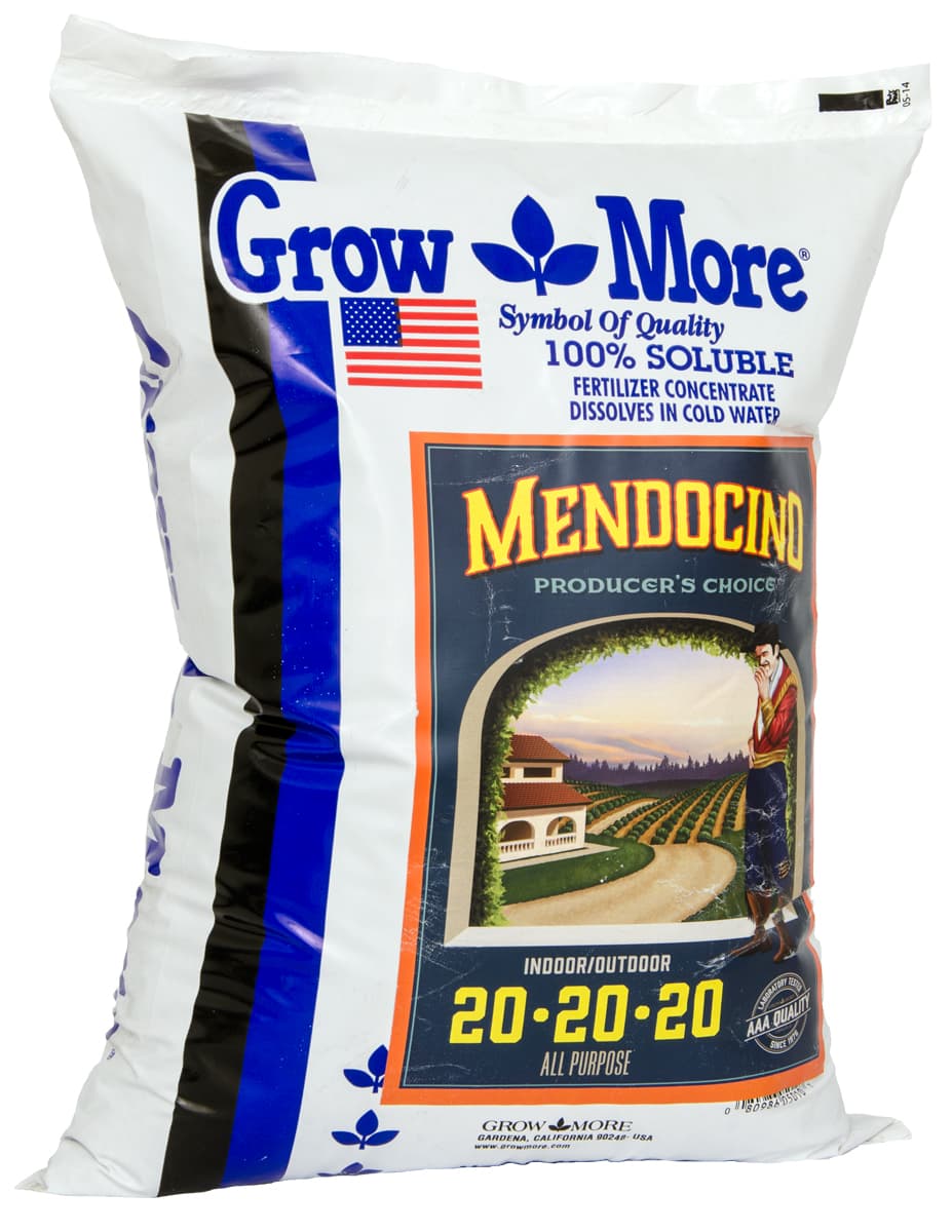 Grow More Mendo Soluble 20-20-20, 25 lbs — product photo