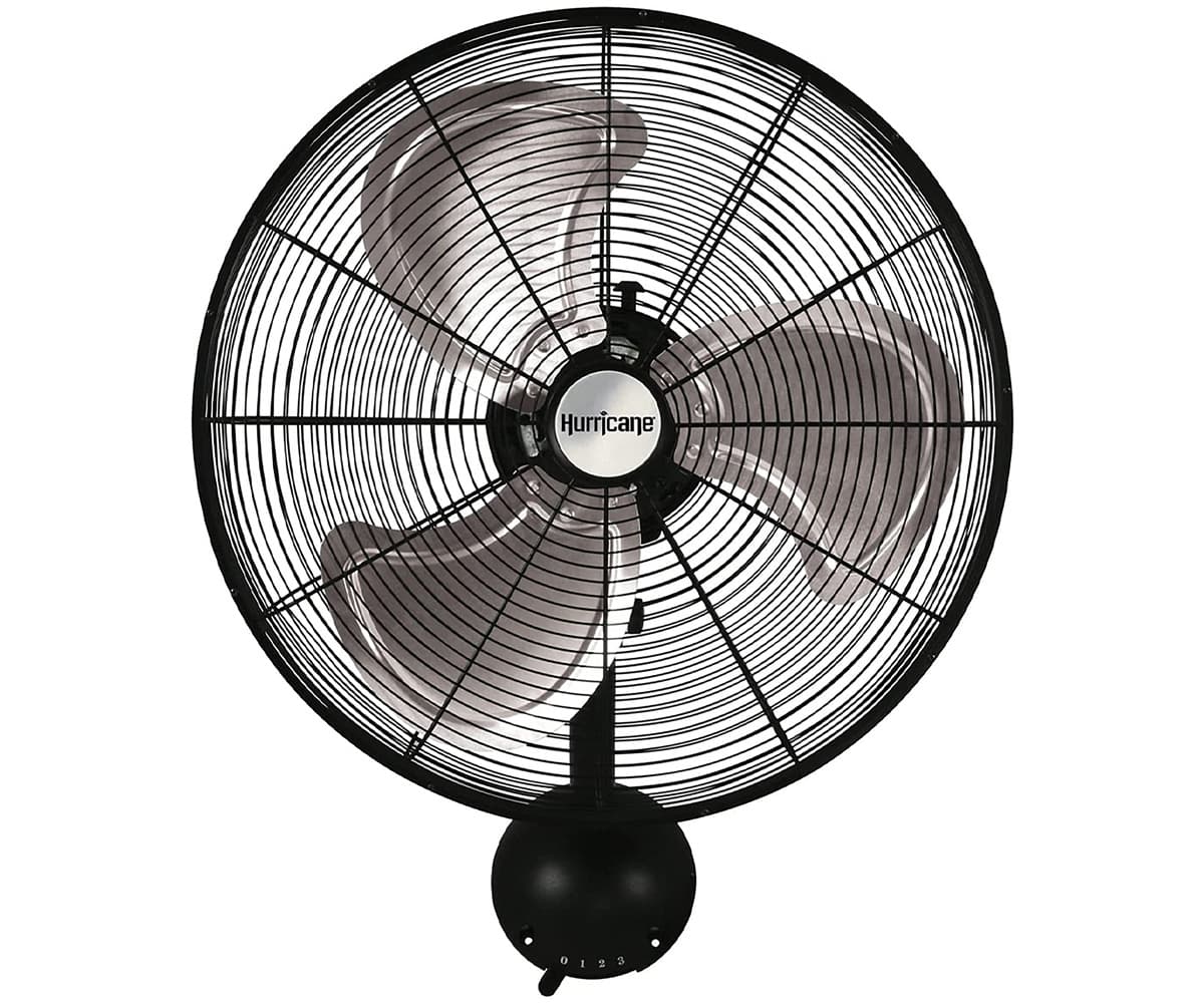 Hurricane Pro High Velocity Oscillating Metal Wall Fan 20" — product photo