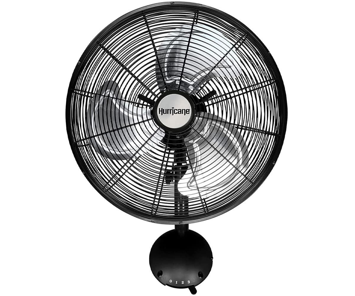 Hurricane Pro High Velocity Oscillating Metal Wall Fan 16" — product photo