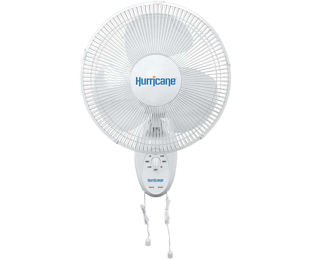 Hurricane Supreme Oscillating Wall Mount Fan 16" — product photo