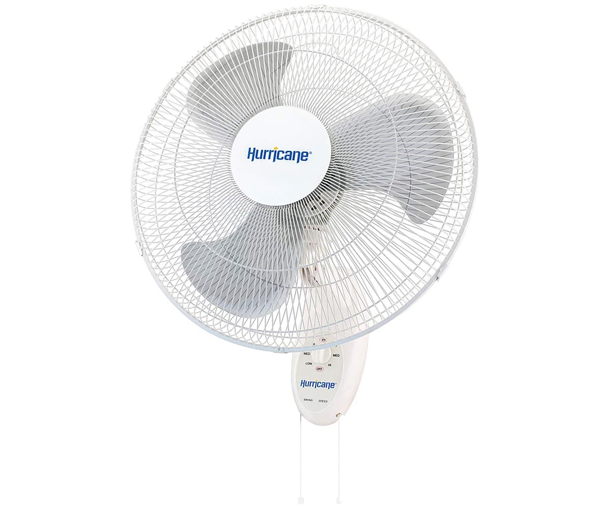 Hurricane Supreme Oscillating Wall Mount Fan 18" — product photo
