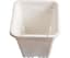 Active Aqua 12" x 12" Square White Pot, 12" Tall, case of 24 — product photo