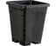 Active Aqua 6" x 6" Square Black Pot, 8" Tall, case of 50 — product photo