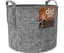 Dirt Pot Flexible Portable Planter, Grey, 10 gal, with handles — product photo