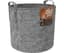 Dirt Pot Flexible Portable Planter, Grey, 15 gal, with handles — product photo