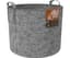 Dirt Pot Flexible Portable Planter, Grey, 20 gal, with handles — product photo