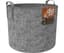 Dirt Pot Flexible Portable Planter, Grey, 25 gal, with handles — product photo