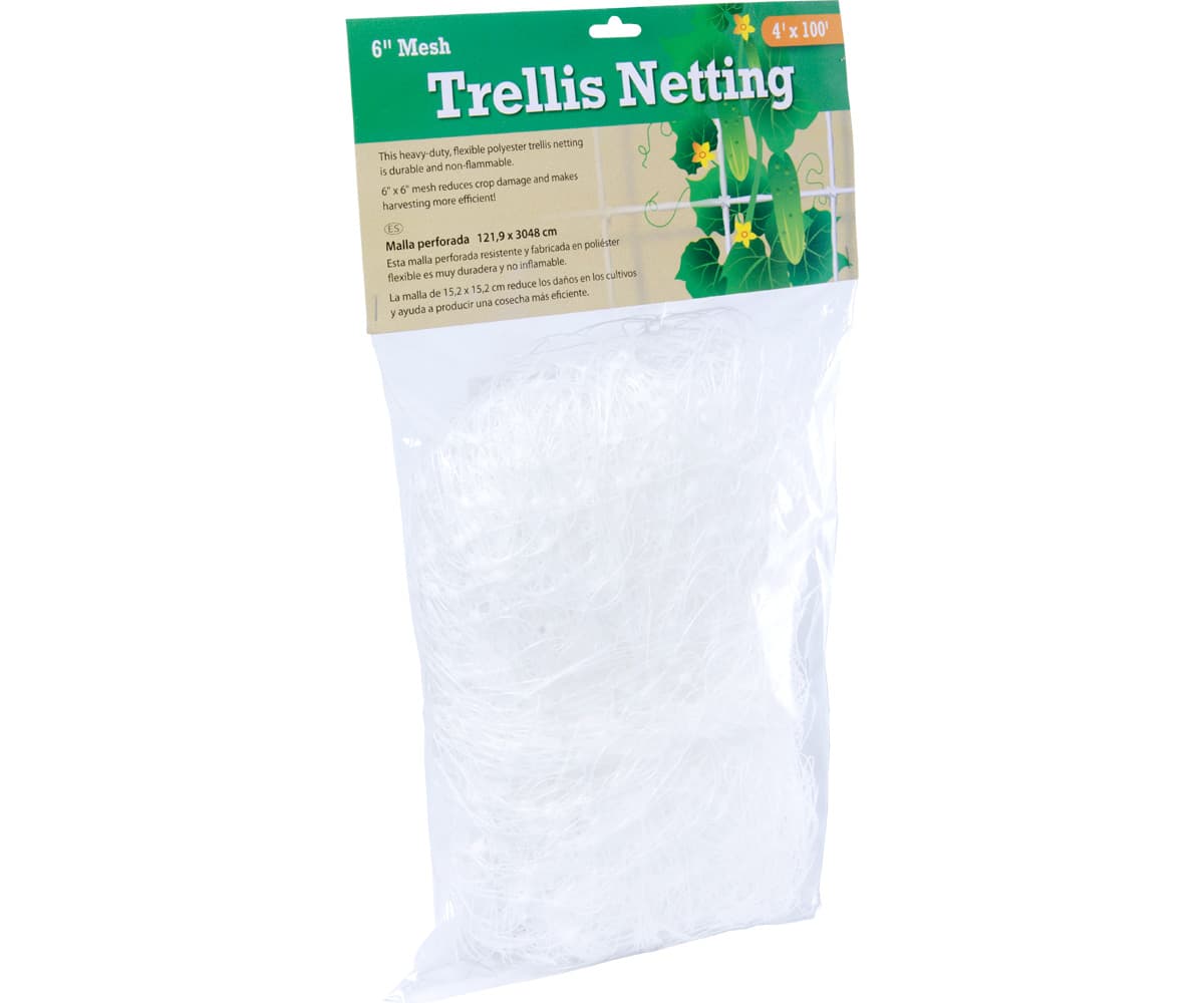 Trellis Netting, 4' x 100', 6" Mesh — product photo