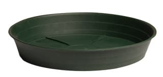 Premium Green Saucer, 12", pack of 10 — product photo