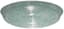 Clear Saucer, 14", pack of 10 — product photo