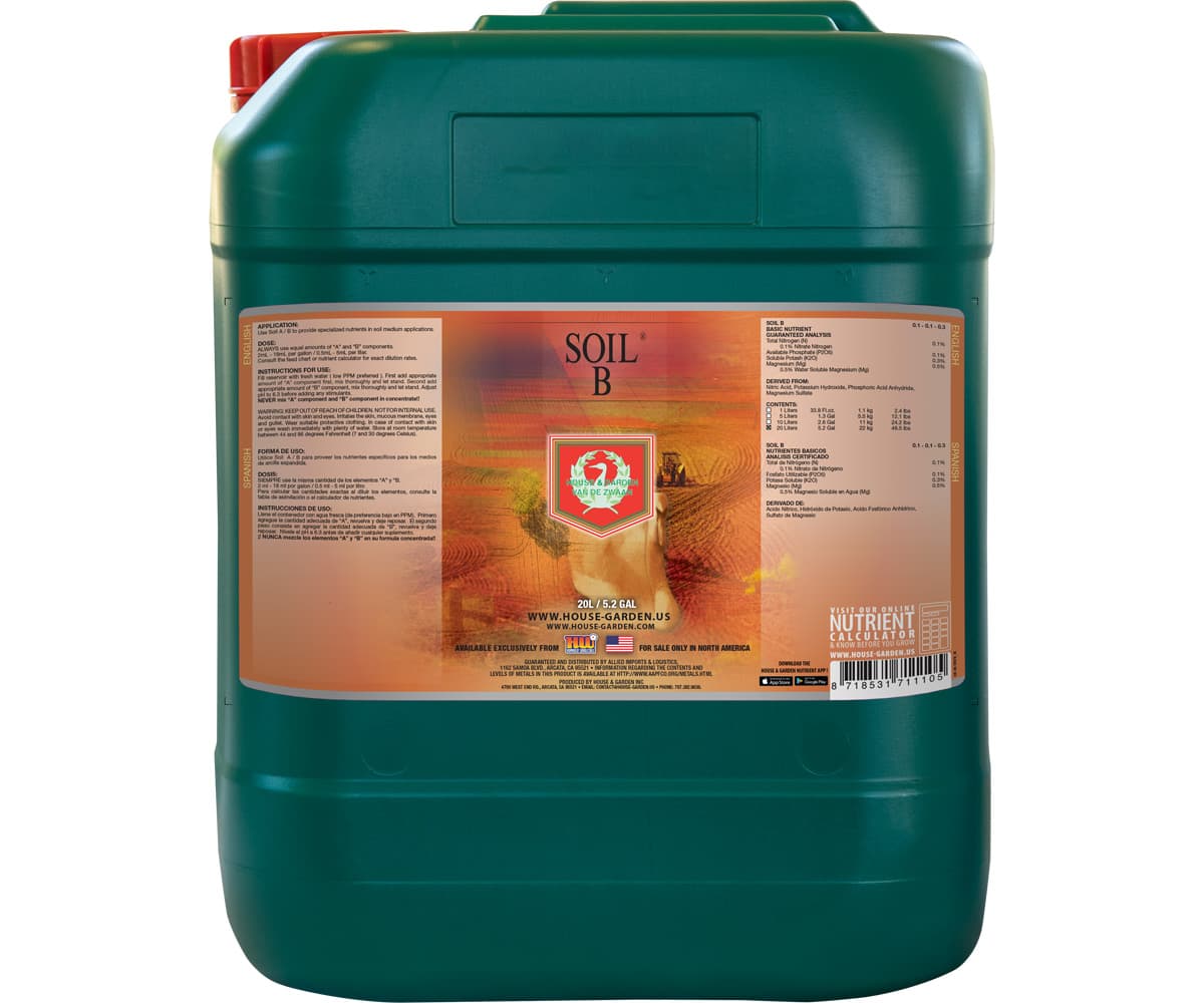 House & Garden Soil Nutrient B, 20 Liters * — product photo
