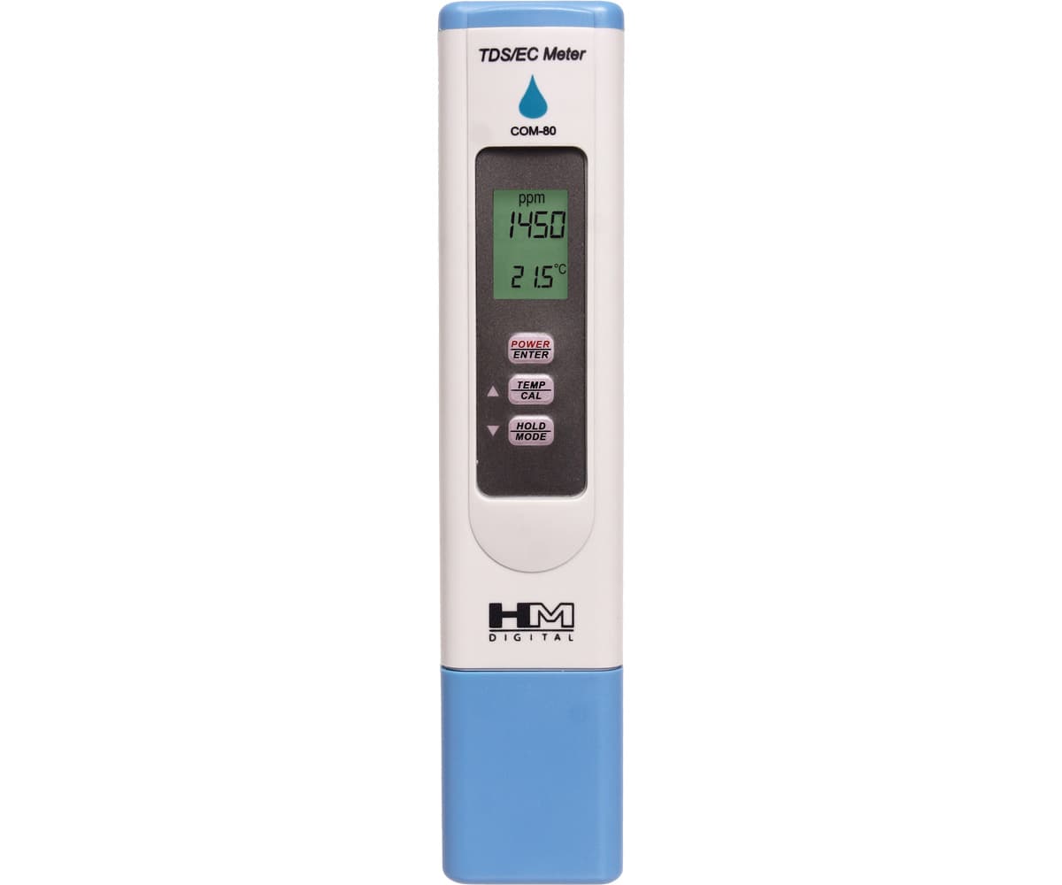 HM Digital COM-80 EC/TDS/Temp Waterproof Hydro Tester — product photo
