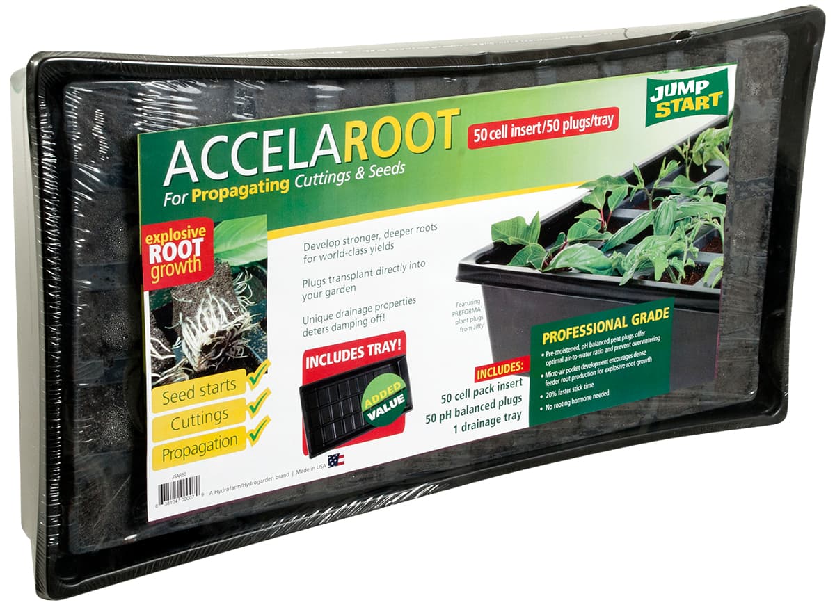 Jump Start AccelaROOT 50-Cell Insert with Tray and Starter Plugs — product photo