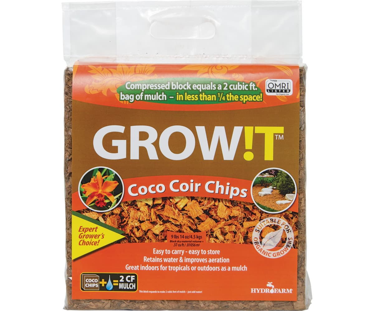GROW!T Coco Coir Chips, Block — product photo