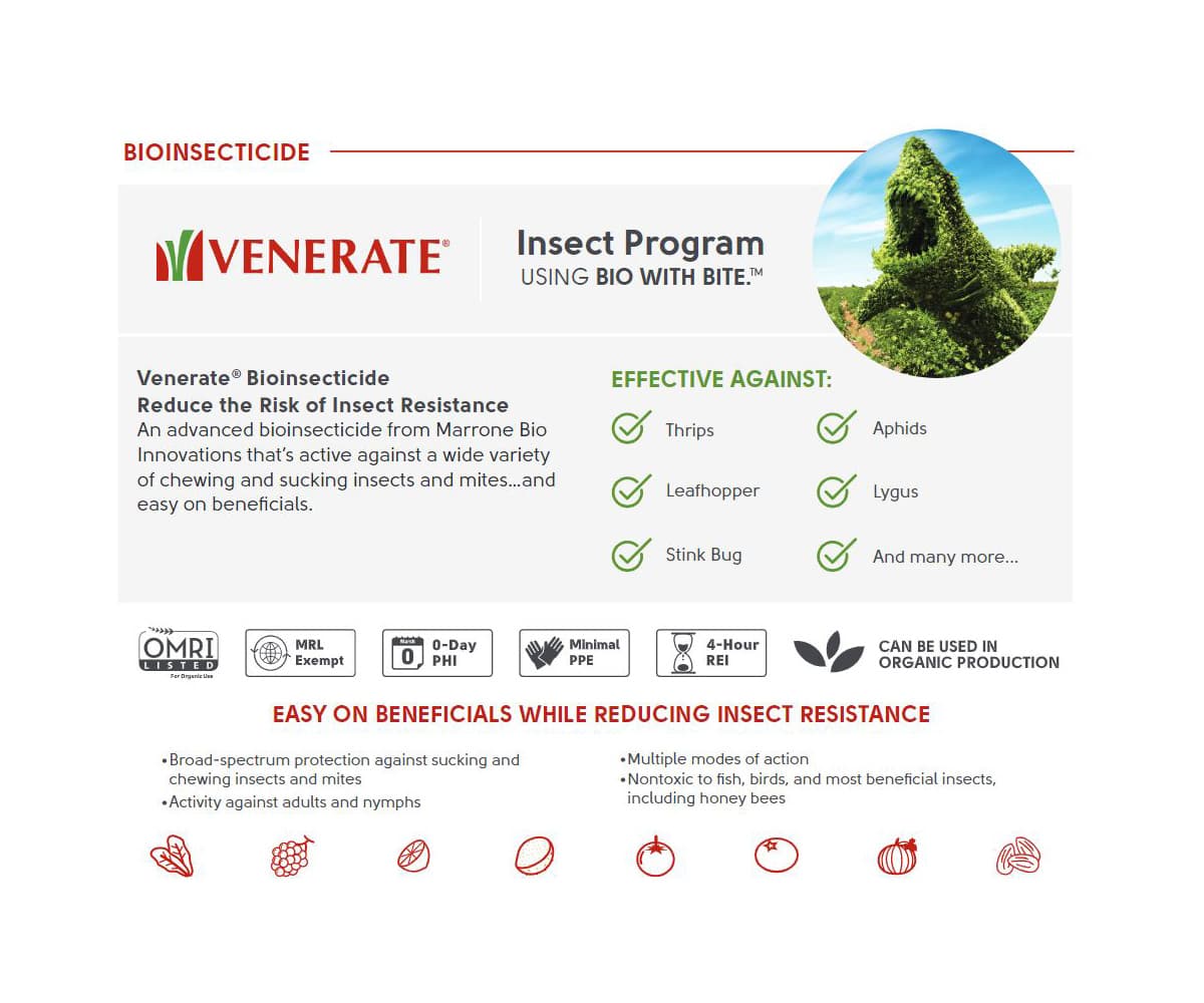 Marrone Bio Venerate CG® Bioinsecticide 2.5 GALLON * — product photo