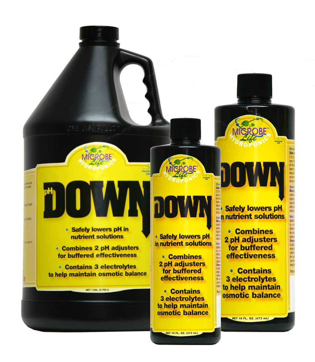 Microbe Life Hydroponics pH DOWN, 1 qt — product photo